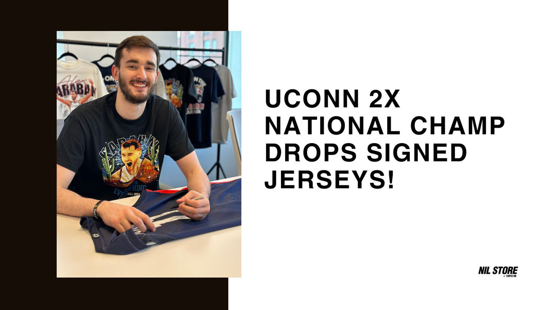 Returning UConn Star Karaban Releases Autographed NIL Jerseys