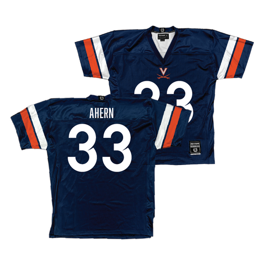 UVA Football Navy Jersey - Josh Ahern | #33