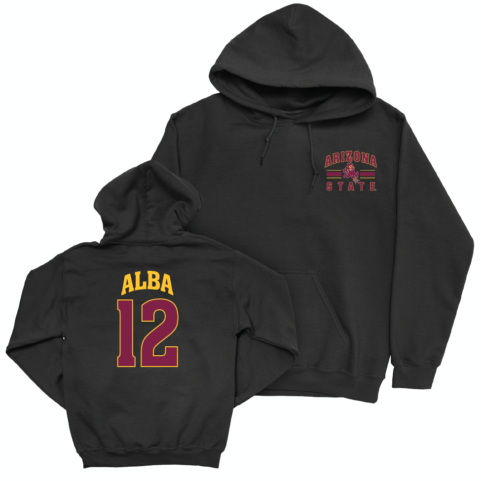 Arizona State Baseball Black Victory Hoodie - Jaden Alba