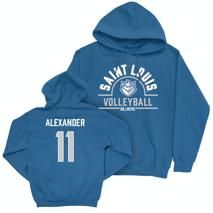 Saint Louis Women's Volleyball Royal Arch Hoodie  - Anna Alexander