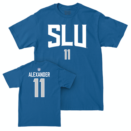 Saint Louis Women's Volleyball Royal Sideline Tee  - Anna Alexander