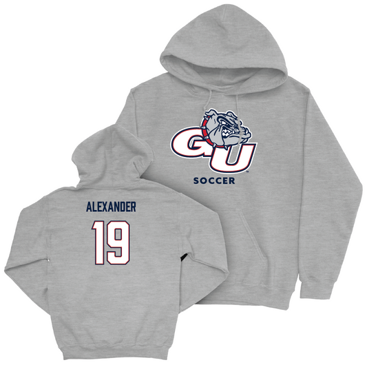 Gonzaga Women's Soccer Sport Grey Classic Hoodie  - Paige Alexander