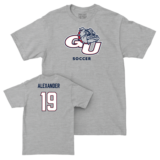 Gonzaga Women's Soccer Sport Grey Classic Tee  - Paige Alexander