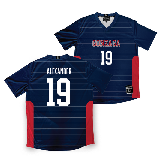 Gonzaga Women's Soccer Navy Jersey - Paige Alexander