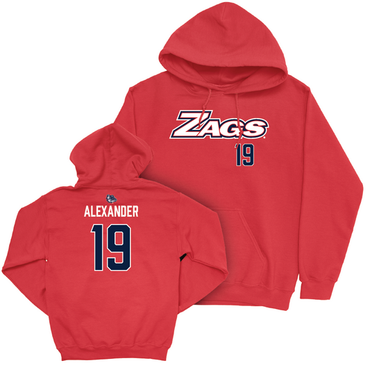 Gonzaga Women's Soccer Red Zags Hoodie  - Paige Alexander