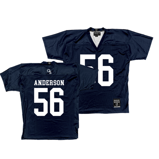 Georgia Southern Football Navy Jersey  - Kyron Anderson