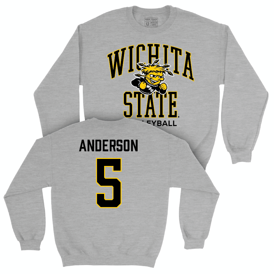 Wichita State Women's Volleyball Sport Grey Classic Crew  - Reagan Anderson