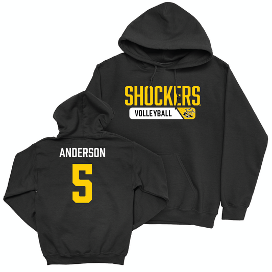 Wichita State Women's Volleyball Black Staple Hoodie  - Reagan Anderson