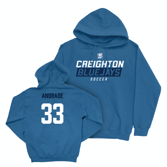 Creighton Men's Soccer Blue Bluejays Hoodie  - Pablo Andrade