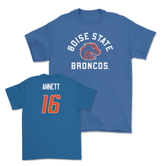 Boise State Football Blue Arch Tee  - Kaleb Annett