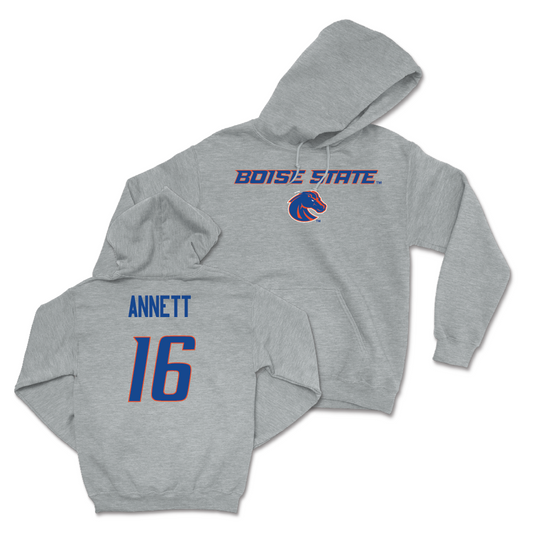 Boise State Football Sport Grey Classic Hoodie  - Kaleb Annett