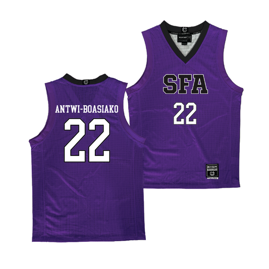 SFA Men's Basketball Purple Jersey - Nana Kwadwo Antwi-Boasiako | #22