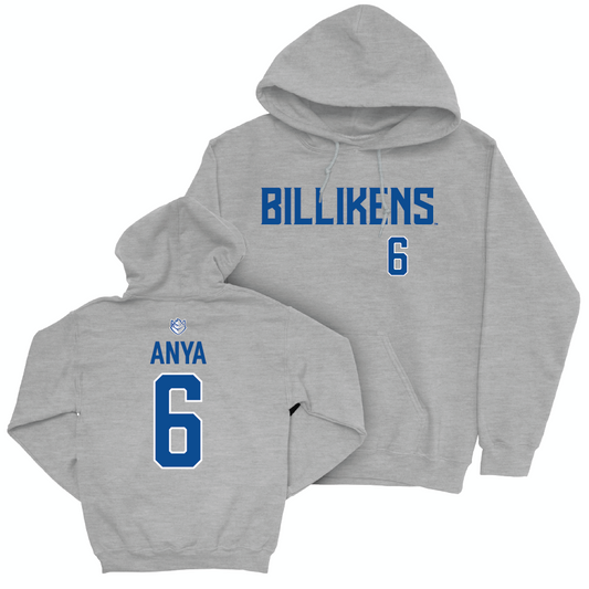 Saint Louis Men's Basketball Sport Grey Billikens Hoodie  - Kalu Anya