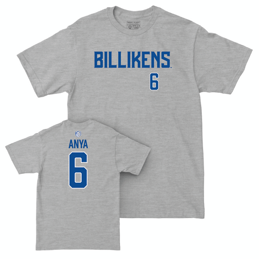 Saint Louis Men's Basketball Sport Grey Billikens Tee  - Kalu Anya