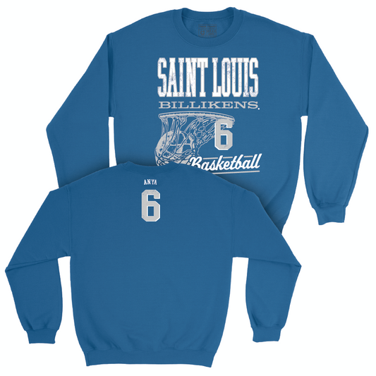 Saint Louis Men's Basketball Royal Hoops Crew  - Kalu Anya