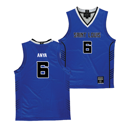 Saint Louis Men's Basketball Royal Jersey  - Kalu Anya