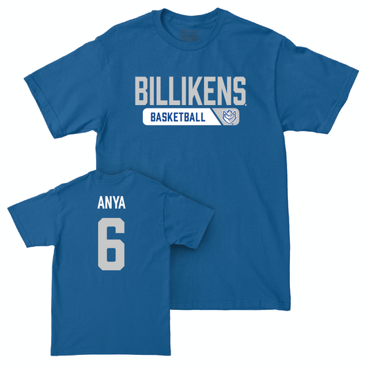 Saint Louis Men's Basketball Royal Staple Tee  - Kalu Anya