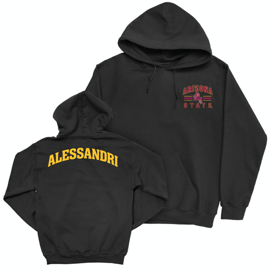 Arizona State Women's Track & Field Black Victory Hoodie - Alice Alessandri Small