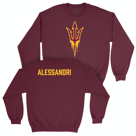 Arizona State Women's Track & Field Maroon Legacy Crew - Alice Alessandri Small