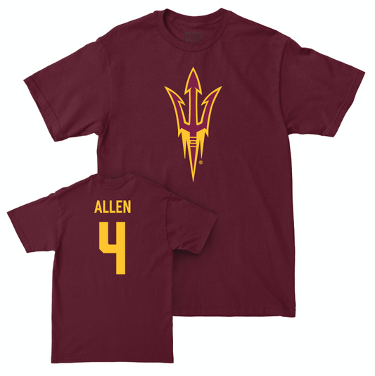 Arizona State Softball Maroon Legacy Tee - Ayden Allen Small