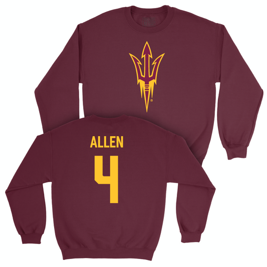 Arizona State Softball Maroon Legacy Crew - Ayden Allen Small