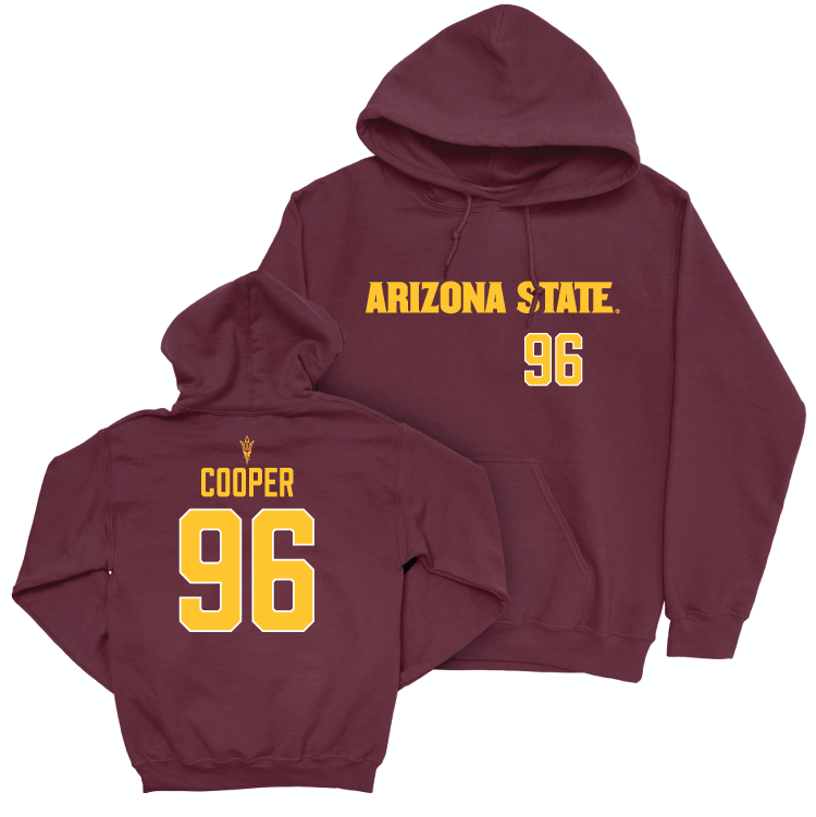 Arizona State Football Maroon Sideline Hoodie - Anthonie Cooper Small