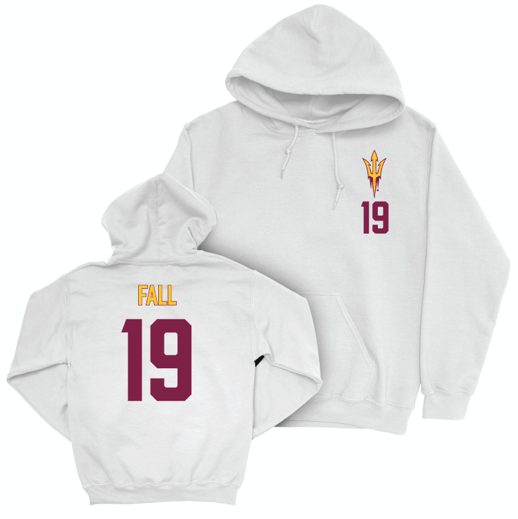 Arizona State Football White Logo Hoodie - Adama Fall Small