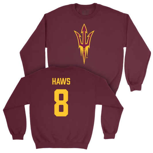 Arizona State Women's Soccer Maroon Legacy Crew - Addison Haws Small