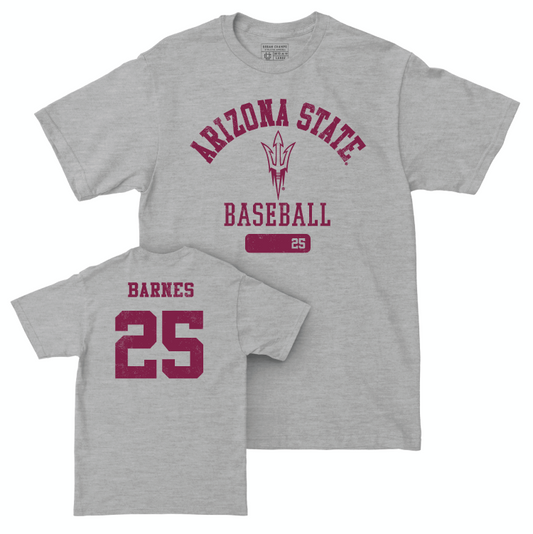 Arizona State Baseball Sport Grey Varsity Tee - Bradyn Barnes Small