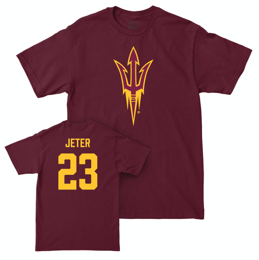 Arizona State Women's Volleyball Maroon Legacy Tee - Claire Jeter Small