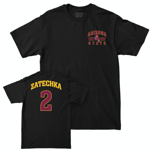 Arizona State Women's Volleyball Black Victory Tee - Estella Zatechka Small