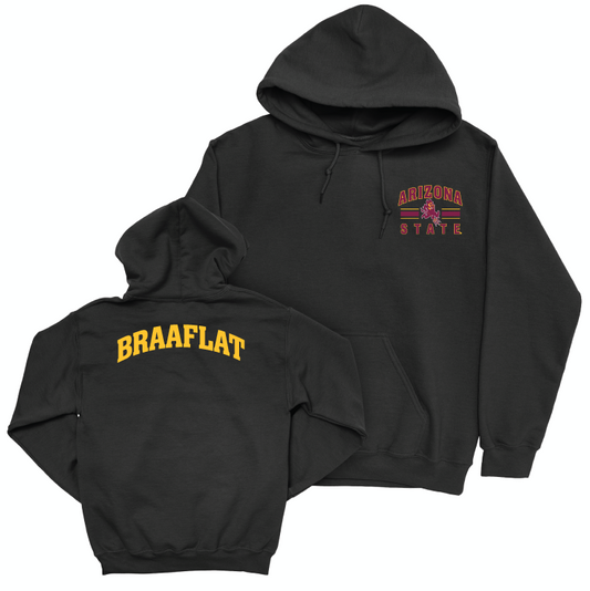 Arizona State Women's Gymnastics Black Victory Hoodie - Halle Braaflat Small