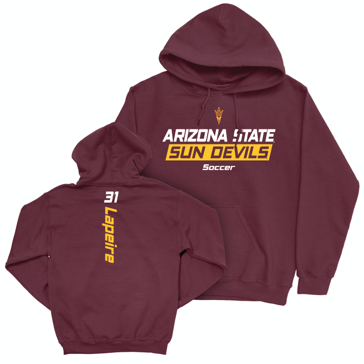 Arizona State Women's Soccer Maroon Rush Hoodie - Hannah Lapeire