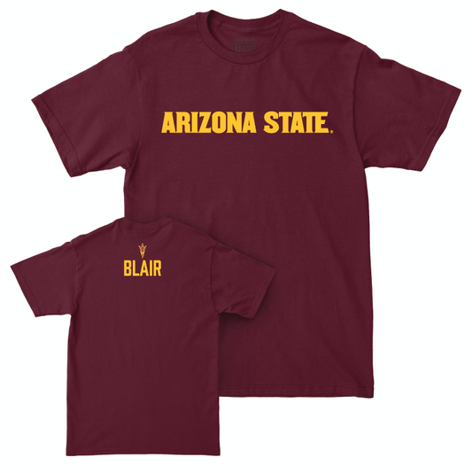 Arizona State Women's Gymnastics Maroon Sideline Tee - Jenna Blair Small