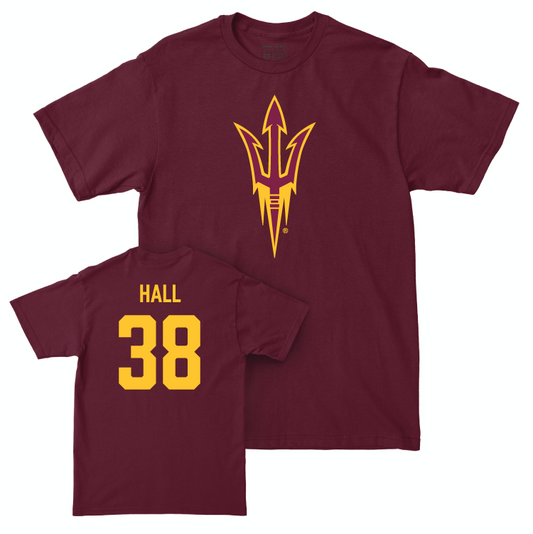 Arizona State Softball Maroon Legacy Tee - Kelsey Hall Small