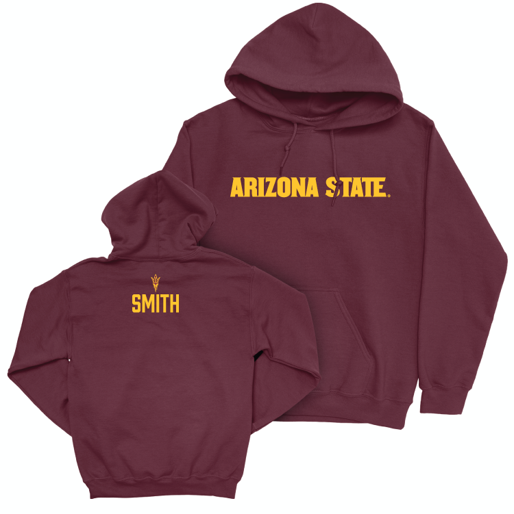 Arizona State Women's Gymnastics Maroon Sideline Hoodie - Kimberly Smith Small