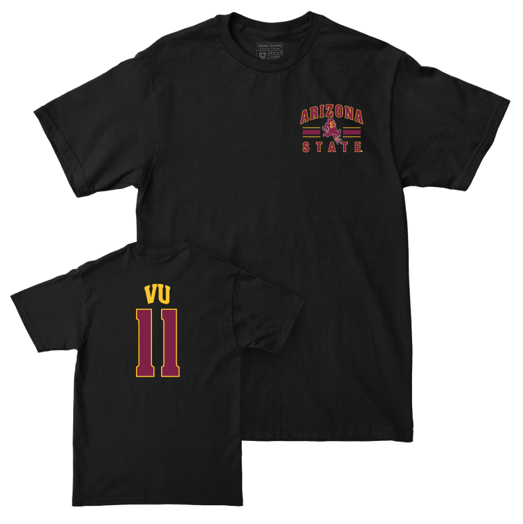 Arizona State Baseball Black Victory Tee - Kien Vu Small