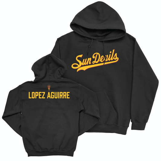 Arizona State Women's Triathlon Black Script Hoodie - MJ Lopez Aguirre Small