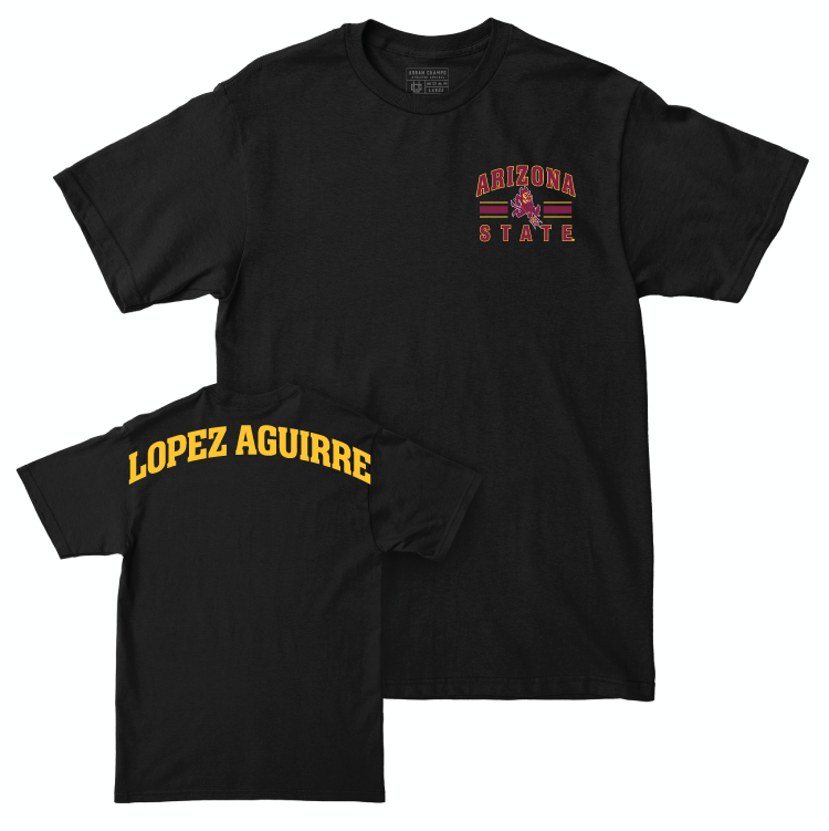 Arizona State Women's Triathlon Black Victory Tee - MJ Lopez Aguirre Small