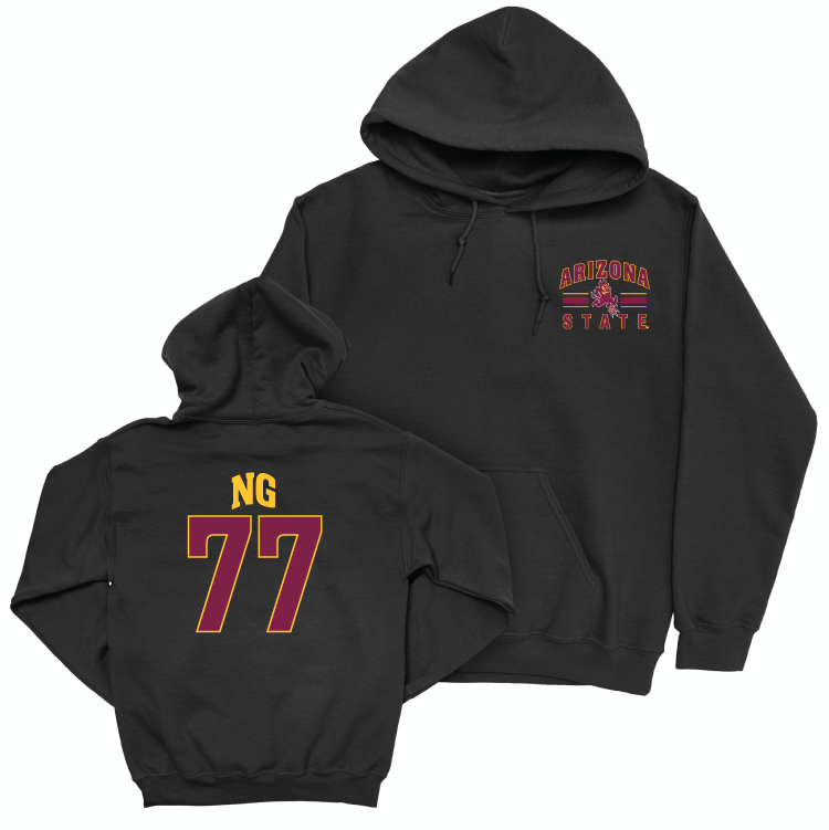 Arizona State Women's Women's Lacrosse Black Victory Hoodie - Teagan Ng Small