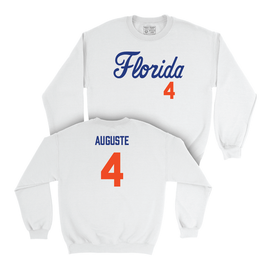 Florida Women's Volleyball White Script Crew  - Jaela Auguste