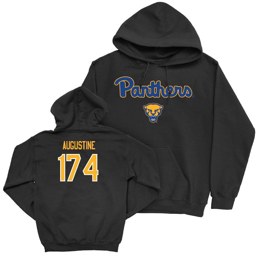 Pitt Wrestling Black Panthers Hoodie - Luca Augustine