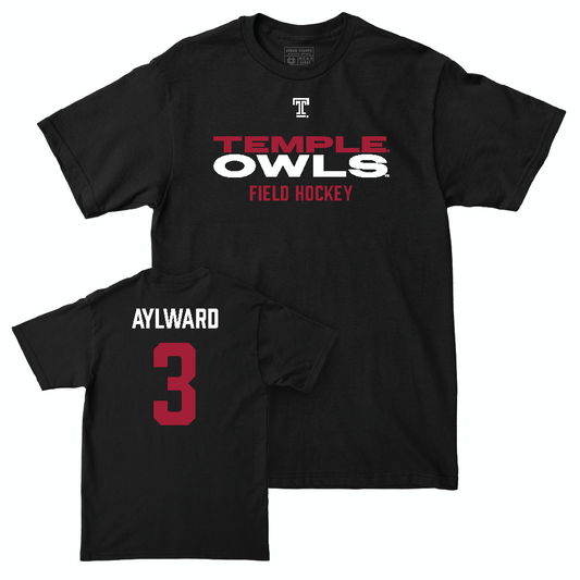 Temple Women's Field Hockey Black Club Tee - Sydney Aylward | #3