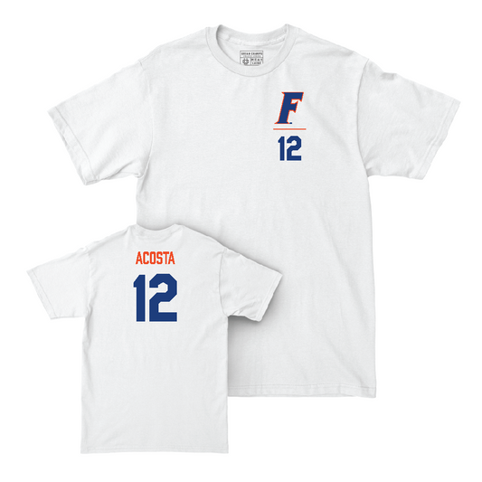 Florida Women's Soccer White Logo Comfort Colors Tee  - Ryleigh Acosta