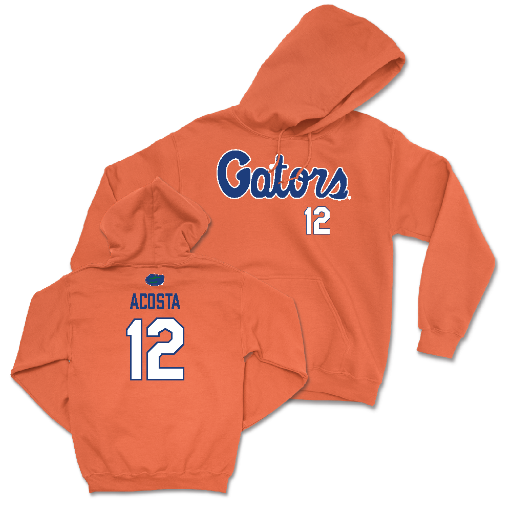 Florida Women's Soccer Orange Script Hoodie  - Ryleigh Acosta