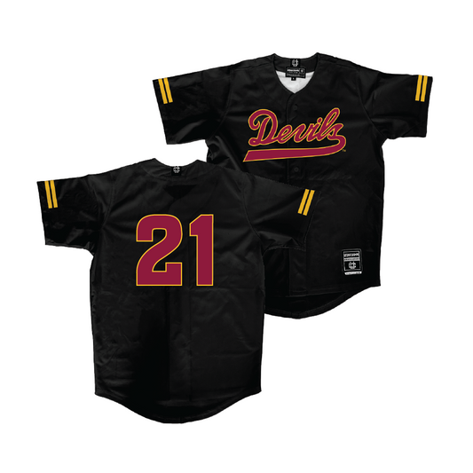 Arizona State Softball Black Jersey - Yannixa Acuña