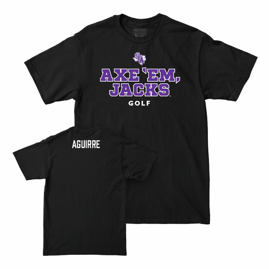 SFA Women's Golf Black Axe 'Em Tee  - Jessica Aguirre