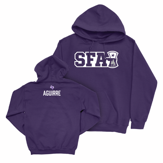 SFA Women's Golf Purple Sideline Hoodie  - Jessica Aguirre