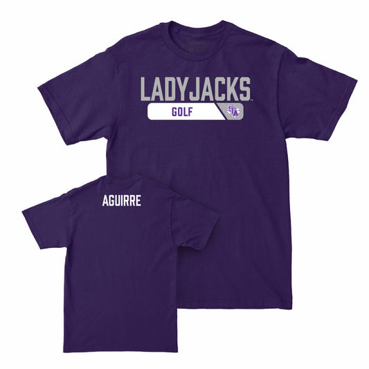 SFA Women's Golf Purple Staple Tee  - Jessica Aguirre