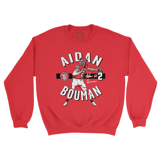 EXCLUSIVE RELEASE - Aidan Bouman Illustrated Red Crew